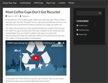 Tablet Screenshot of greenyourcup.com